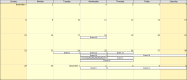 DayPilot Pro (AJAX Monthly Calendar Control)