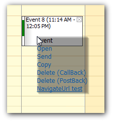 calendar context menu css missing