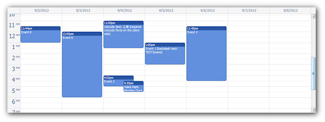 Vallen Competitief Verdragen Event Calendar for jQuery (ASP.NET MVC) (Knowledge Base for DayPilot - AJAX  Calendar/Scheduling Controls)